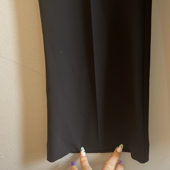 Estelle & Finn Black Cropped Pants Pull-On Style Size 4 Elastic Waist - Picture 3 of 8